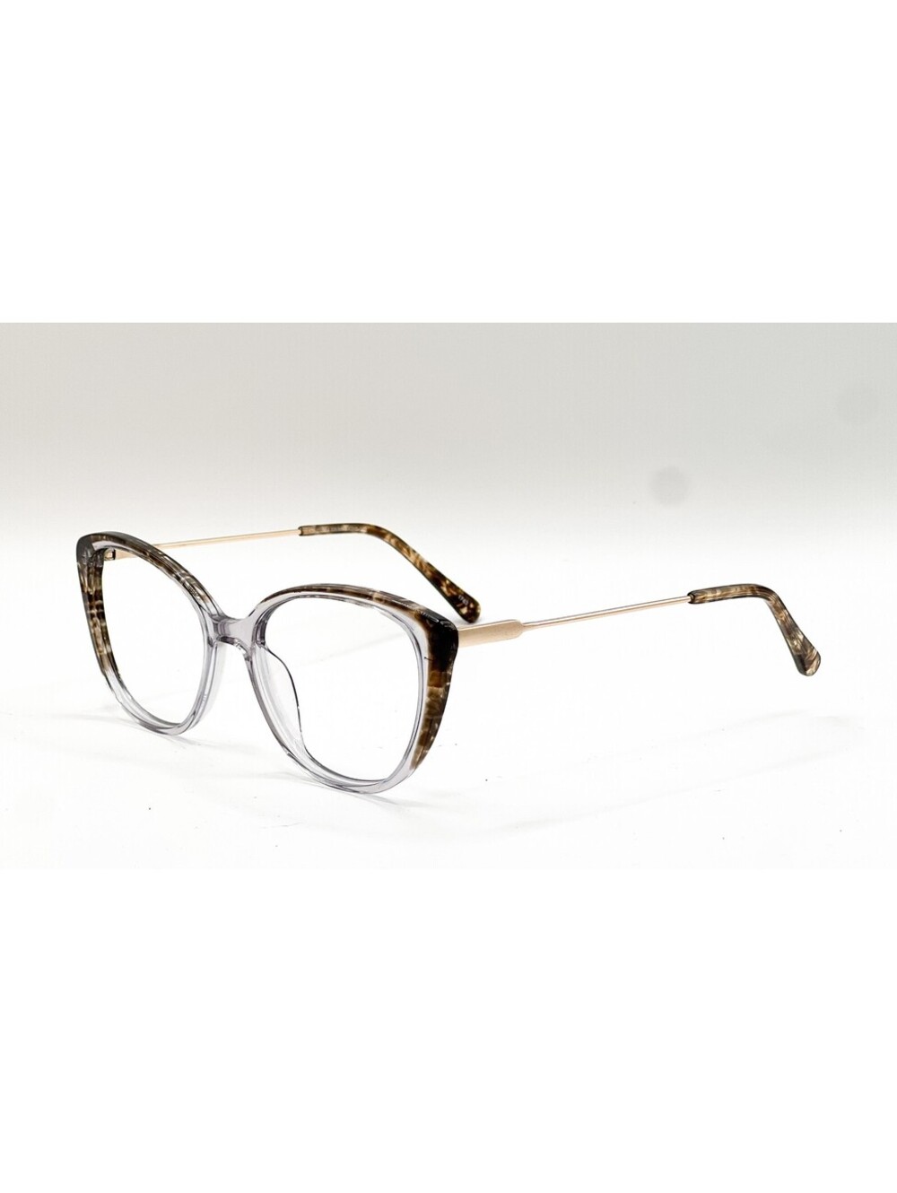 Chelsea Morgan CM 202214 GR/BR Gray/Brown Authentic Eyeglass Frames 53-17